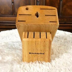 NWOT Kitchenaid Wood Knife Block